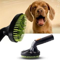 BUFFER® Süpürgeye Takılabilir Ergonomik Kedi Köpek Tüy Tarama Fırçası