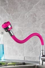 BUFFER® Oynar Başlıklı Tasarruflu Kubar Musluk Borusu ve Başlığı  Pembe