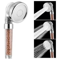 BUFFER® %50 Su Tasarruflu ve Arıtmalı Doğal Taşlı Banyo El Duş Başlığı