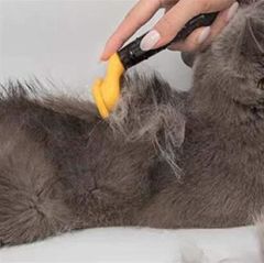 BUFFER® 7 cm Kedi Köpek Tarağı Fırçası Tüy Alıcı Toplayıcı Tarak Fırça