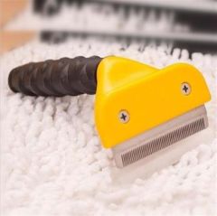 BUFFER® Fubminator Kedi Köpek Tüy Toplama Tarağı  Kaşıma Aparatı 4,5 Cm