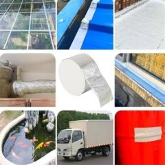 BUFFER® 2 Mt Yüksek Sıcaklık Dayanan Su Geçirmez Çatı  Duvar Çatlak Onarıcı Yapışkan Bant Folyo 5 Cm
