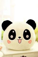 BUFFER® Kalpli Yanaklı Sevimli Panda Yastık