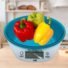 Buffer TF 1003 Hazneli Lcd Ekran Hassas Ölçüm Sensörlü 5 Kg Kapasite Dijital Mutfak Terazisi Tartısı