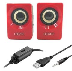 BUFFER® N62 1+1 Multimedia USB ve Jacklı Mini Hoparlör Yüksek Stereo Ses Sistemi