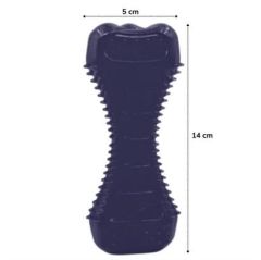 BUFFER® Köpekler İçin Diş Kaşıma Oyuncağı Tırtıklı Yapıda Plastik Dumbell