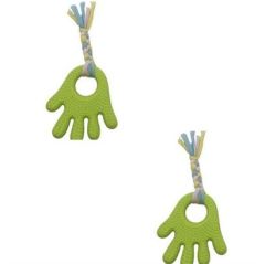BUFFER® Handrope El Şekilli Plastik El Uzantılı Oyun Halatı 2 Kişilik Köpek Oyuncağı İnteraktif