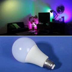 BUFFER® 9w Uzaktan Kumandalı 15 Farklı Renk Seçenekli Led Ampul