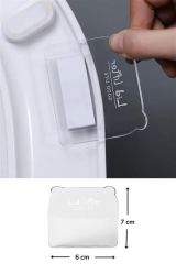 BUFFER® Hijyenik Taşınabilir Yapışkanlı Tuvalet Koltuk Kaldırıcı Klozet Kapak Kaldırma Pedi Tutamacı