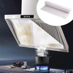 BUFFER® 2li Yağ Emici Duman Önleyici Pratik Mutfak Davlumbaz Koruyucu Dayanıklı Yedek Filtre 45x90cm