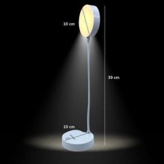 BUFFER® Yuvarlak USBli Dokunmatik 3 Kademeli 360 Derece  Özel Göz Korumalı Led Lityum Masa Lambası