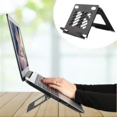 Buffer®  Ayarlanabilir Metal Dizüstü Destek Tabanı Katlanabilir Taşınabilir Laptop Sehpası Standı