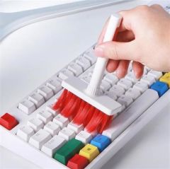 BUFFER® Çok Amaçlı Kırmızı Hassas Fırça Başlıklı  Bilgisayar Laptop Temizleme Fırçası