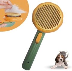 BUFFER Plastik Yeşil Evcil Hayvan Bakım  Pet Fırçası Çok Amaçlı Pet Fırçası Yeşil