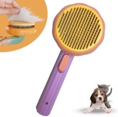 BUFFER Plastik Pembe Evcil Hayvan Bakım  Pet Fırçası Çok Amaçlı Pet Fırçası Pembe