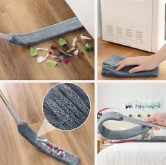 BUFFER® Teleskopik 3'lü Mop Toz Alma Püskülü Çok Fonksiyonlu Temizlik Seti