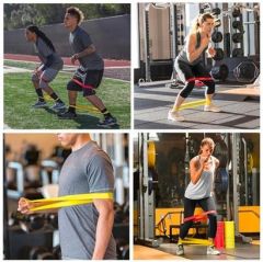 BUFFER®  5li Egzersiz Direnç Bant Seti Pilates Crossfit Ekipmanları