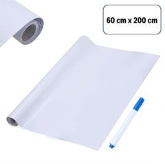 BUFFER® Silinebilir Kalemli Sticker  Duvara Yapışabilen Yazı Tahtası 60x100 cm
