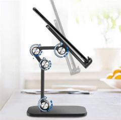 BUFFER® Plastik Ayarlanabilir Kaydırmaz Taban Telefon Tablet Standı