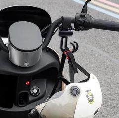 BUFFER® 2li Bebek Arabasına Uyumlu Cırtlı  Eşya Taşıma Aparatı 360 Derece Dönebilen Plastik Kanca