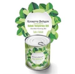 BUFFER® Konserve Bahçem Evde Konservede Sakız Kabak Yetiştirme Kiti