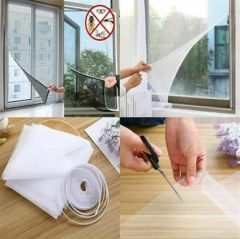 BUFFER® Tüm Cam Pencere Kapılara Uyumlu Çift Kanat Pencere Sinekliği